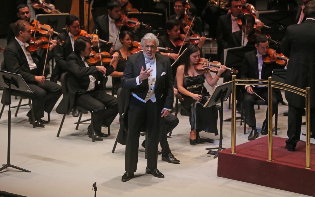El Tenor de origen Español, Plácido Domingo. /Foto: Cuartoscuro