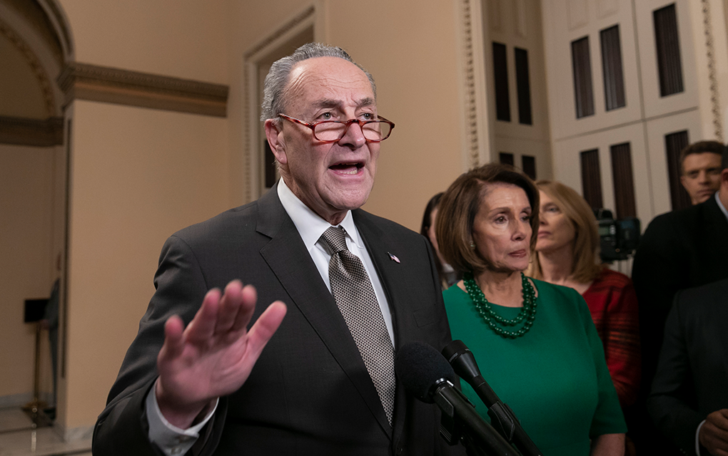 Charles Schumer, líder de los demócratas en el Senado / Foto: AP.