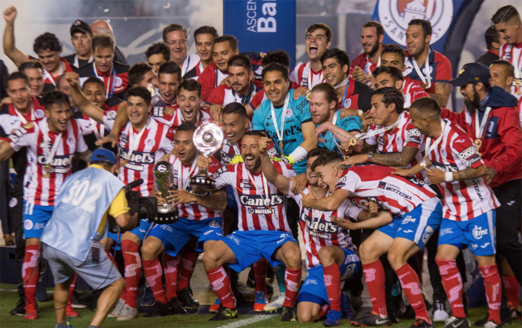 Se prevé que el Atlético de Madrid pueda venir a suelo mexicano con la mayoría de sus figuras./@AtletideSanLuis