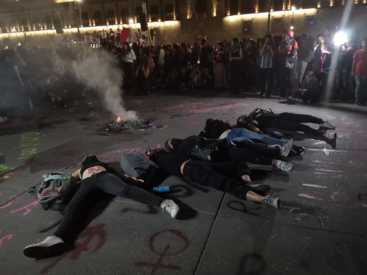manifestación feminista en CDMX.
