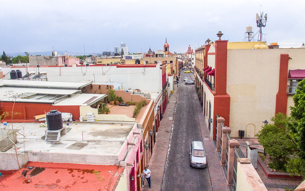Calles de Querétaro lucen vacías ante contingencia