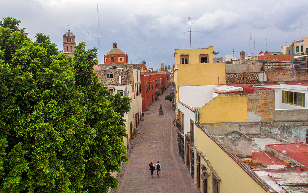 Calles de Querétaro lucen vacías ante contingencia