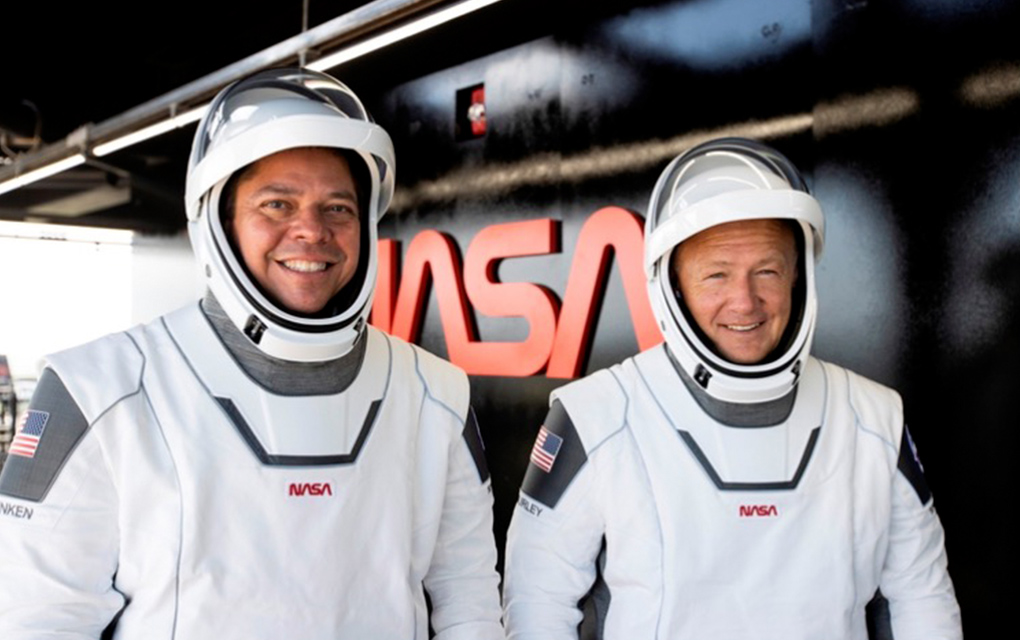 Los astronautas Bob Behnken y Doug Hurley