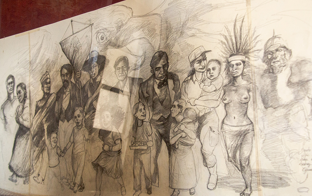 Óscar Odín, un pintor que lucha por los artistas emergentes