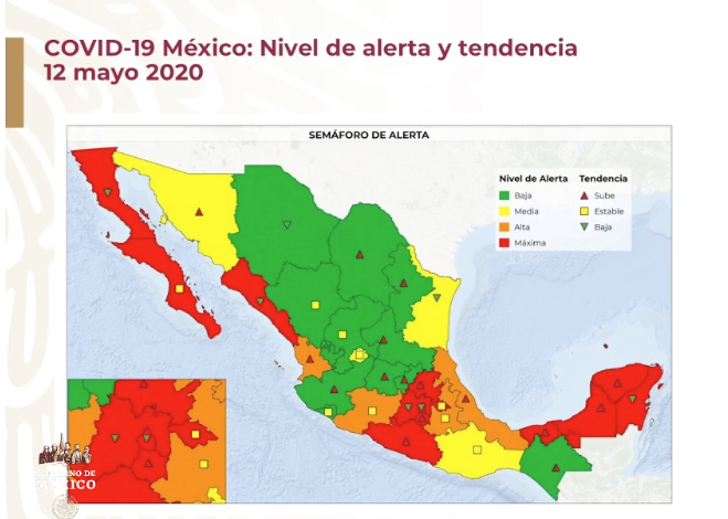 mapa semáforo