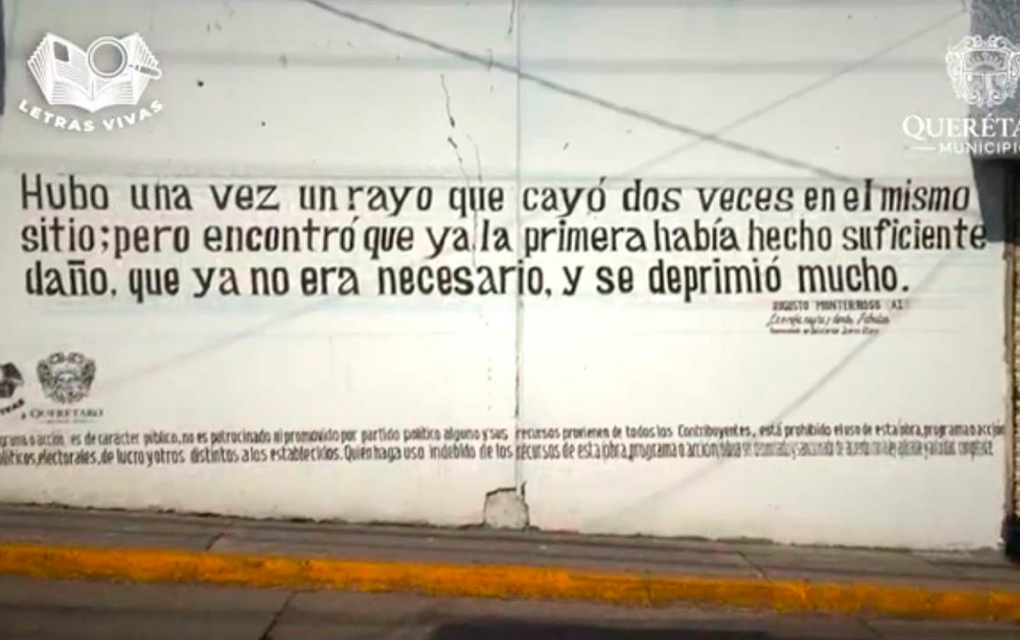 Murales literarios fomentan la lectura en Querétaro