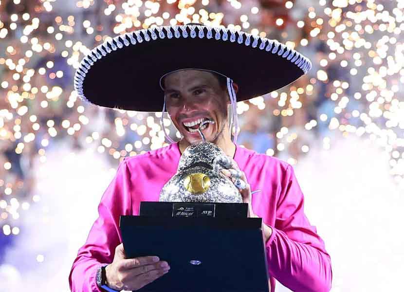 Rafa Nadal se corona en el Abierto de Acapulco