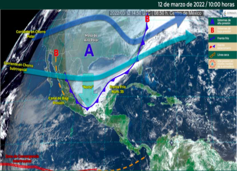 Mapa frente frío 35