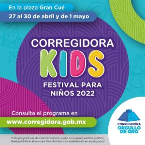 Cartel Corregidora Kids Festival 