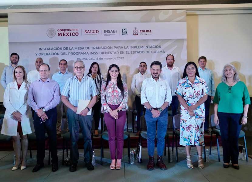 Autoridades federales y de Colima inician transición a IMSS-Bienestar