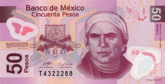 Billete de 50 con cara de Juan Gabriel