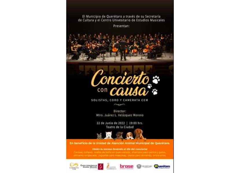 Concierto en favor de los animales rescatados