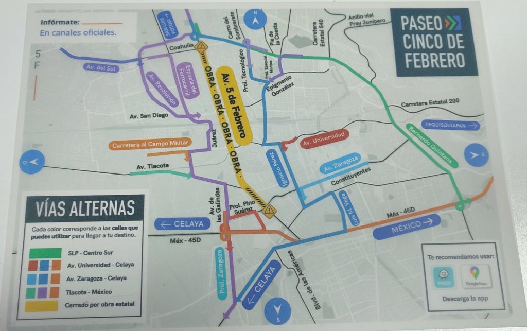 avenida 5 de febrero