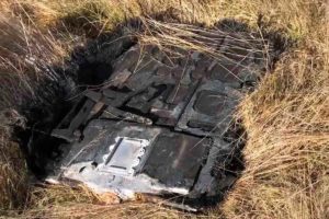 El objeto misterioso que cayó desde el espacio en una granja