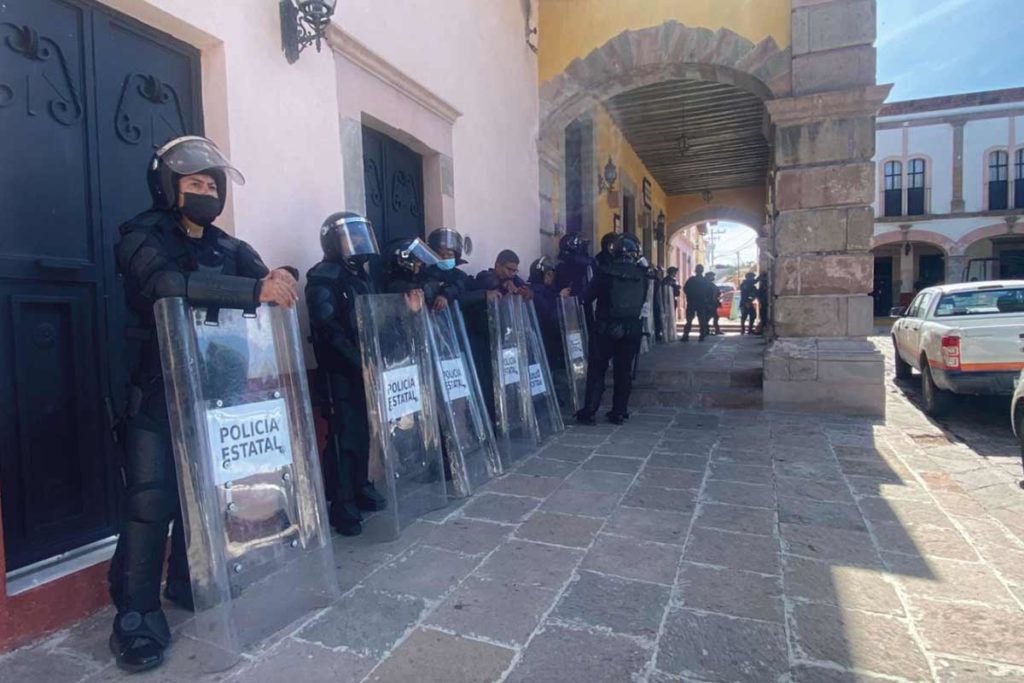Policía Estatal refuerza presencia en Huimilpan