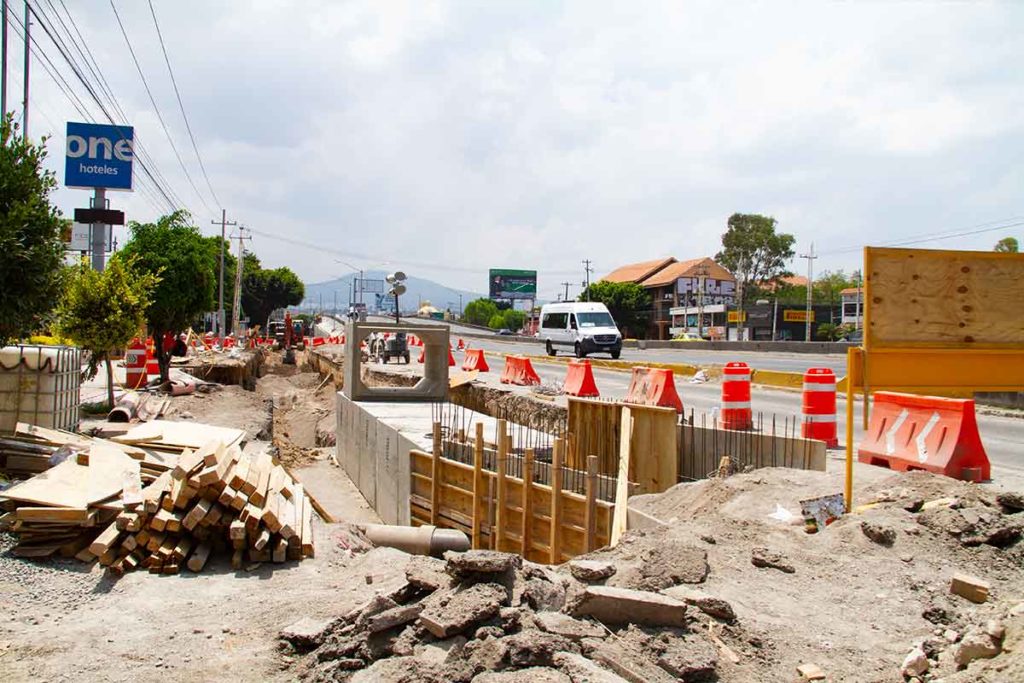La primera fase de Paseo 5 de Febrero está en un 45 por ciento de avance