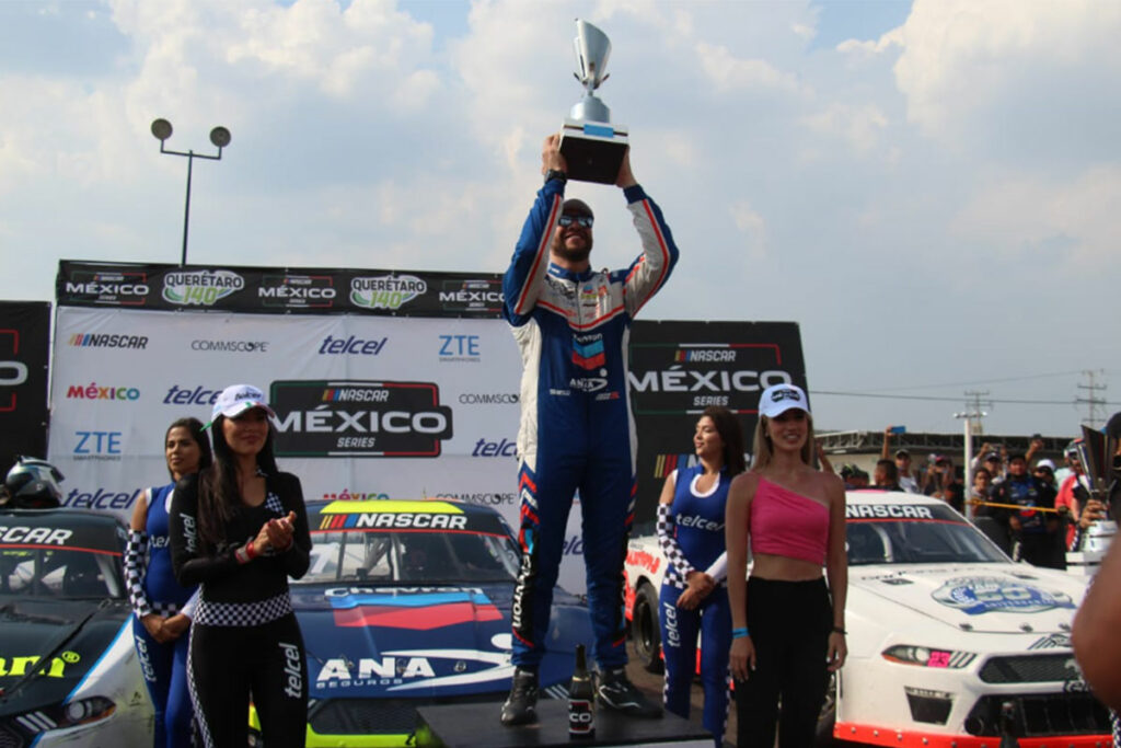 Jake Cosio conquista su primer triunfo en la México NASCAR Series de Querétaro