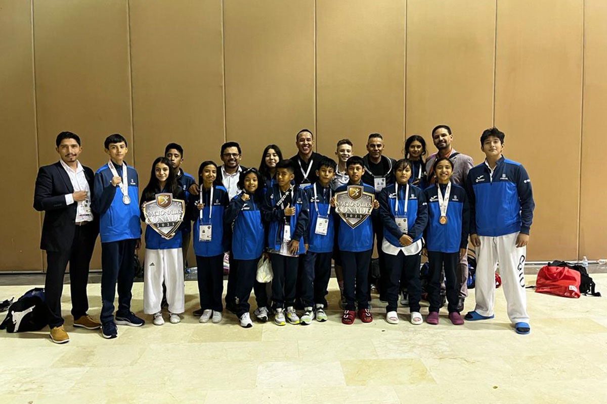 Taekwondo queretano gana 22 medallas en Nacionales CONADE