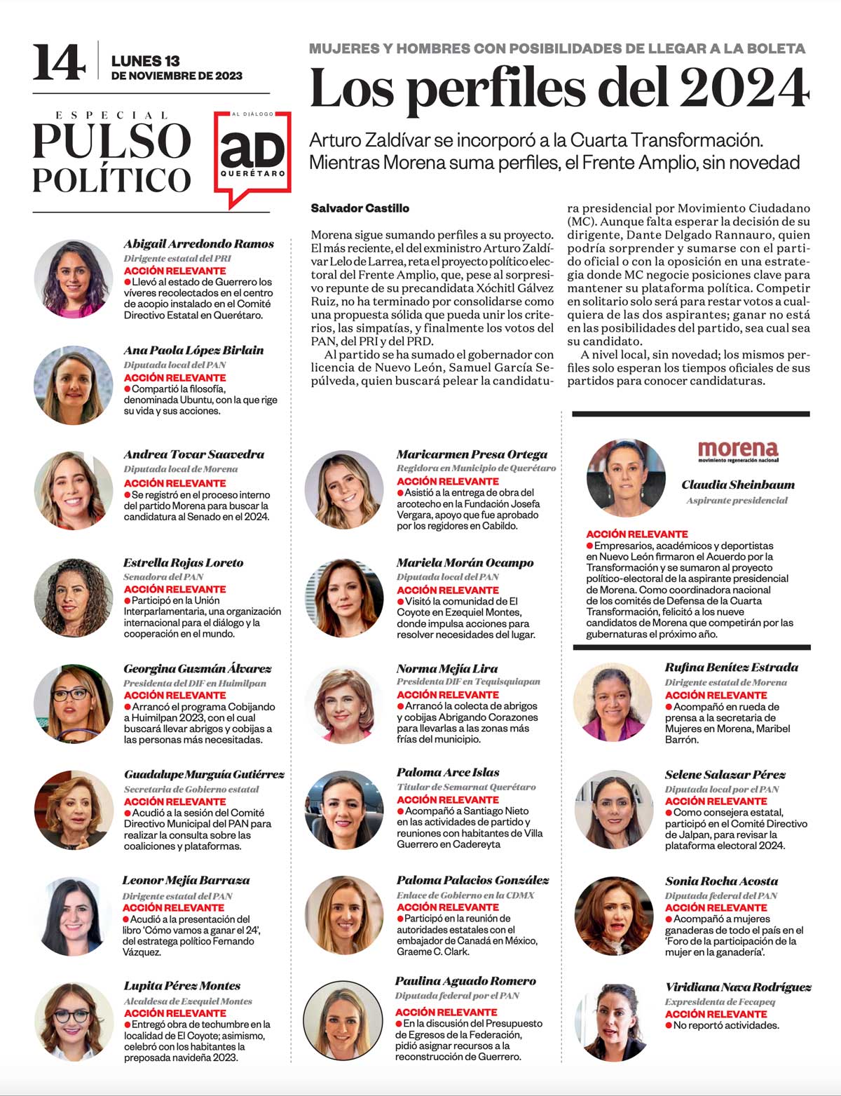 Conoce los perfiles políticos del 2024