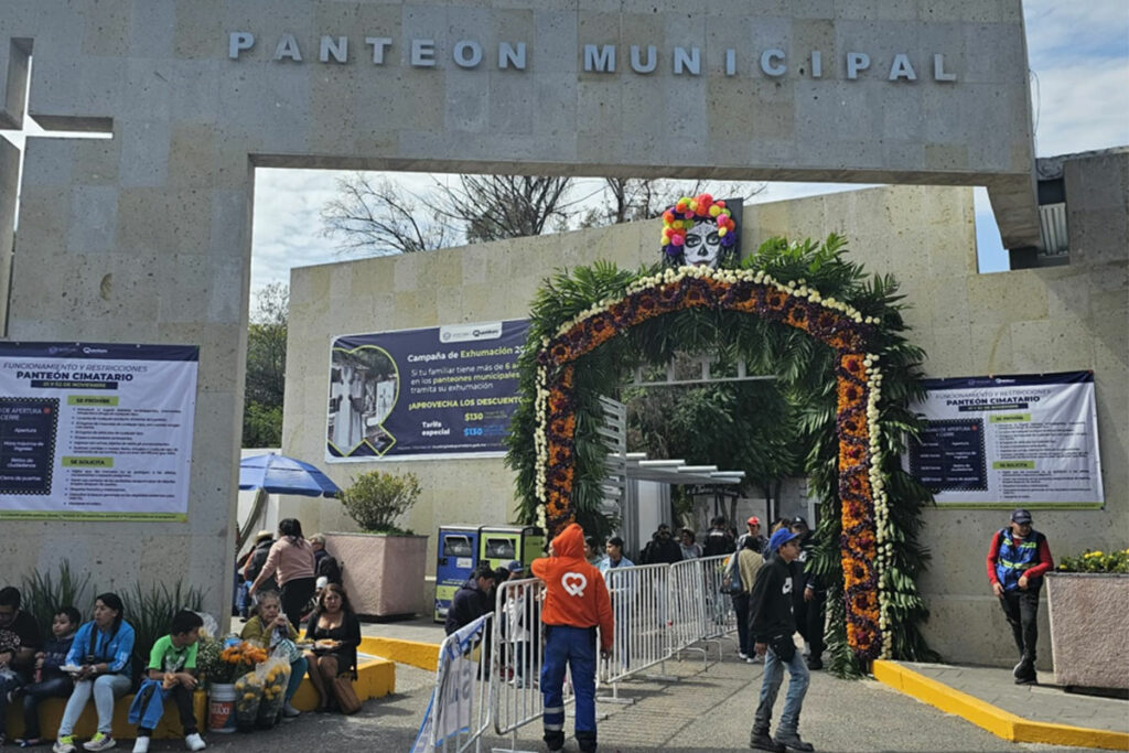 Día de muertos: así luce el panteón municipal de Querétaro