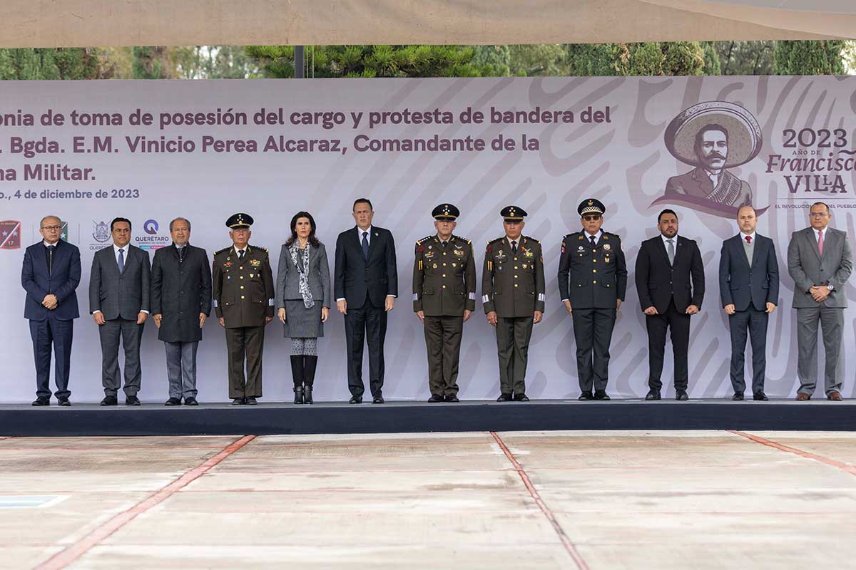 Mauricio Kuri atestigua relevo en la Comandancia de la XVII Zona Militar