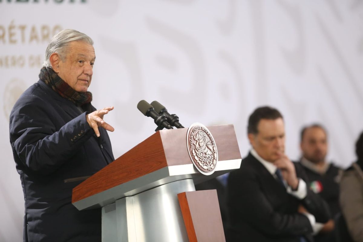 AMLO encabeza ‘mañanera’ en Querétaro