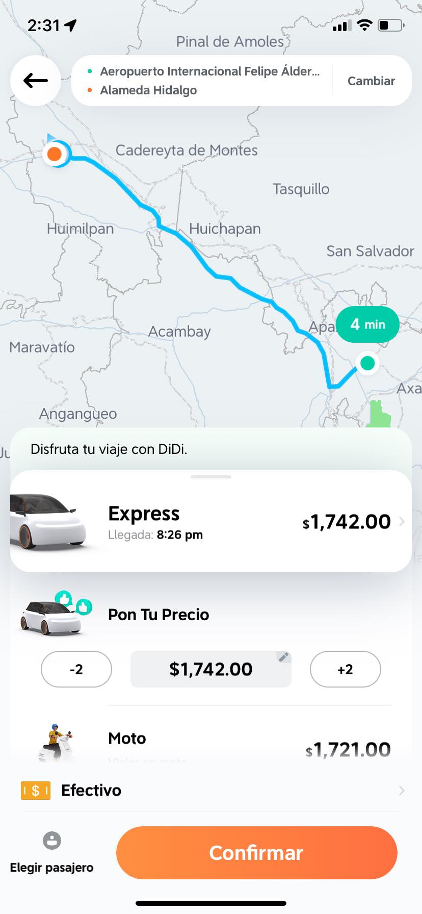 ¿Cómo llegar del Aeropuerto Internacional de la Ciudad de México a Querétaro?