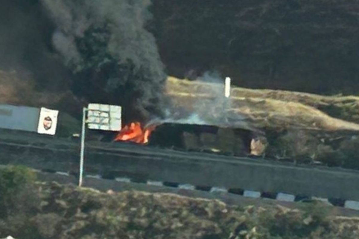 Incendio del camión