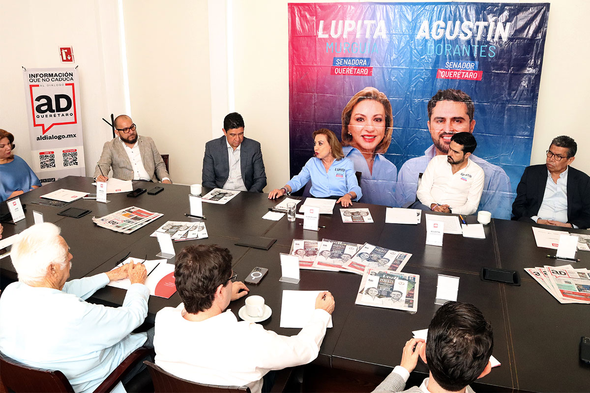 Murguía y Dorantes se reúnen con el Consejo Editorial de AD