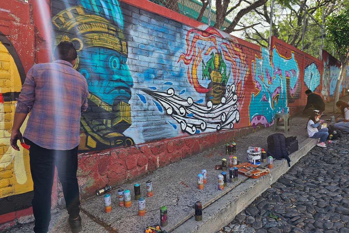A través de ese proyecto graffitero buscan generar impacto visual