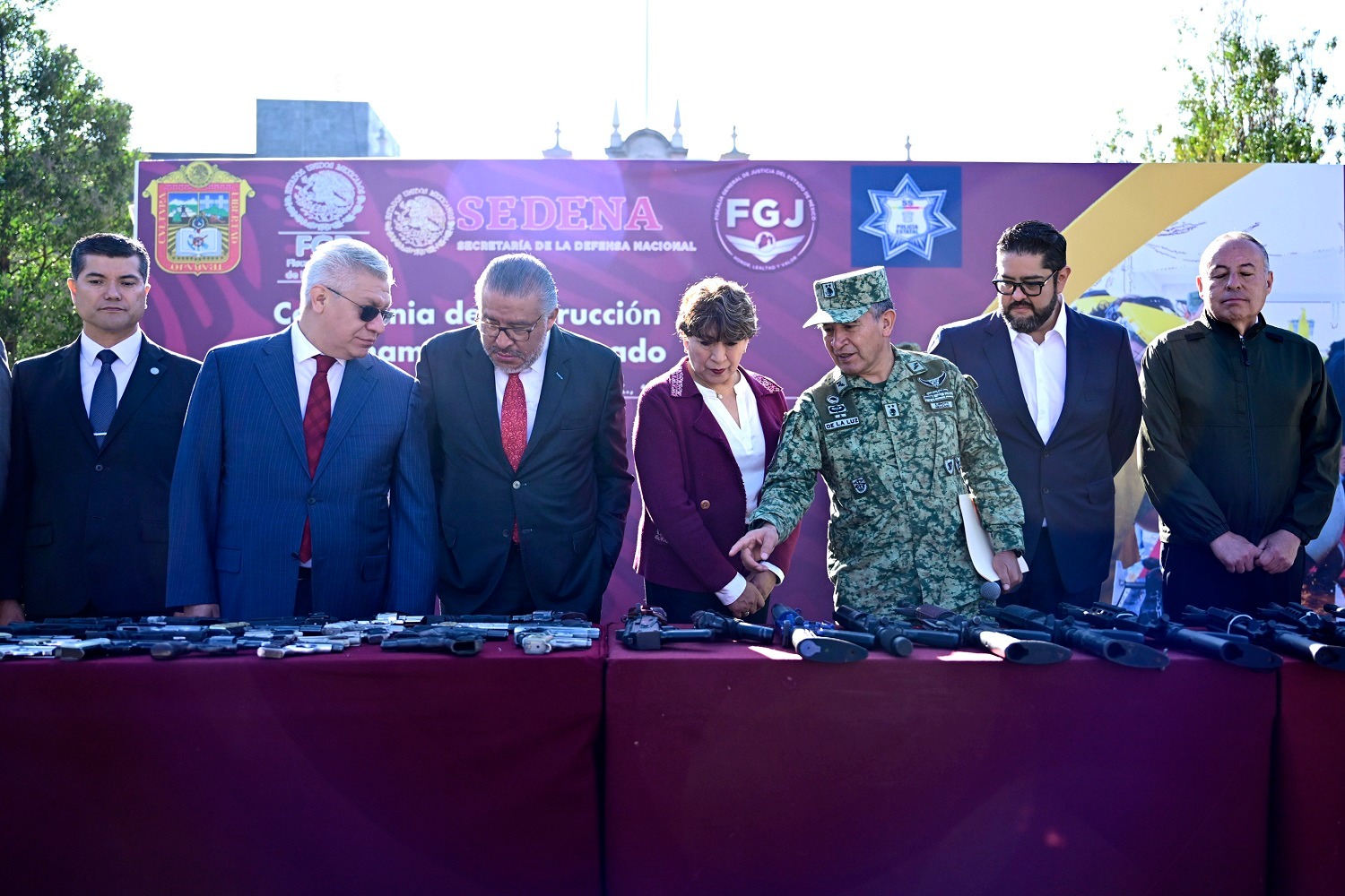 La campaña de Destrucción de Armamento tiene como objetivo reducir la violencia y evitar que las armas lleguen a manos de la delincuencia.