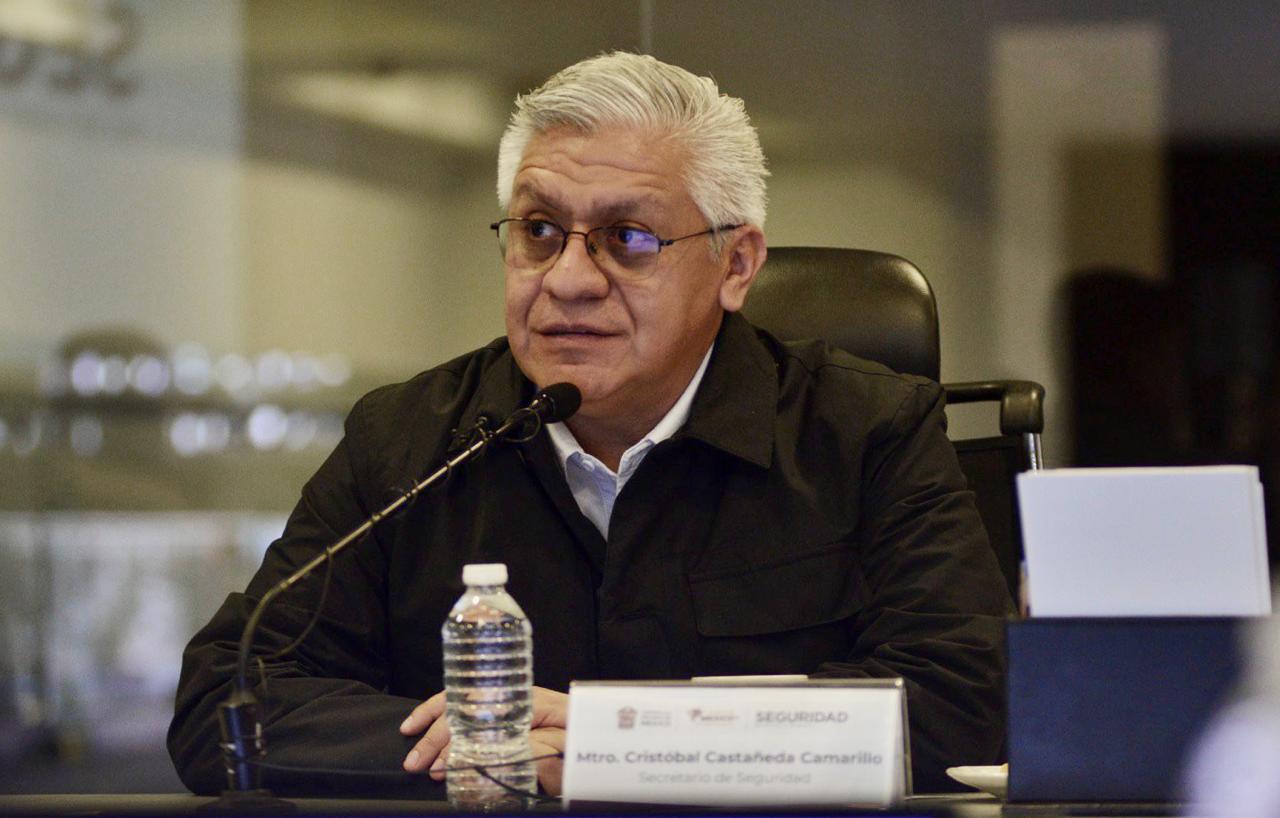 Cristóbal Castañeda Camarillo, secretario de Seguridad del Estado de México.