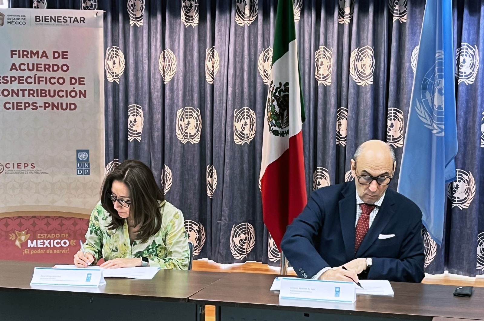 Lorenzo Jiménez de Luis, Representante Residente del PNUD México resaltó la colaboración que se ha tenido con la entidad mexiquense desde hace tiempo.