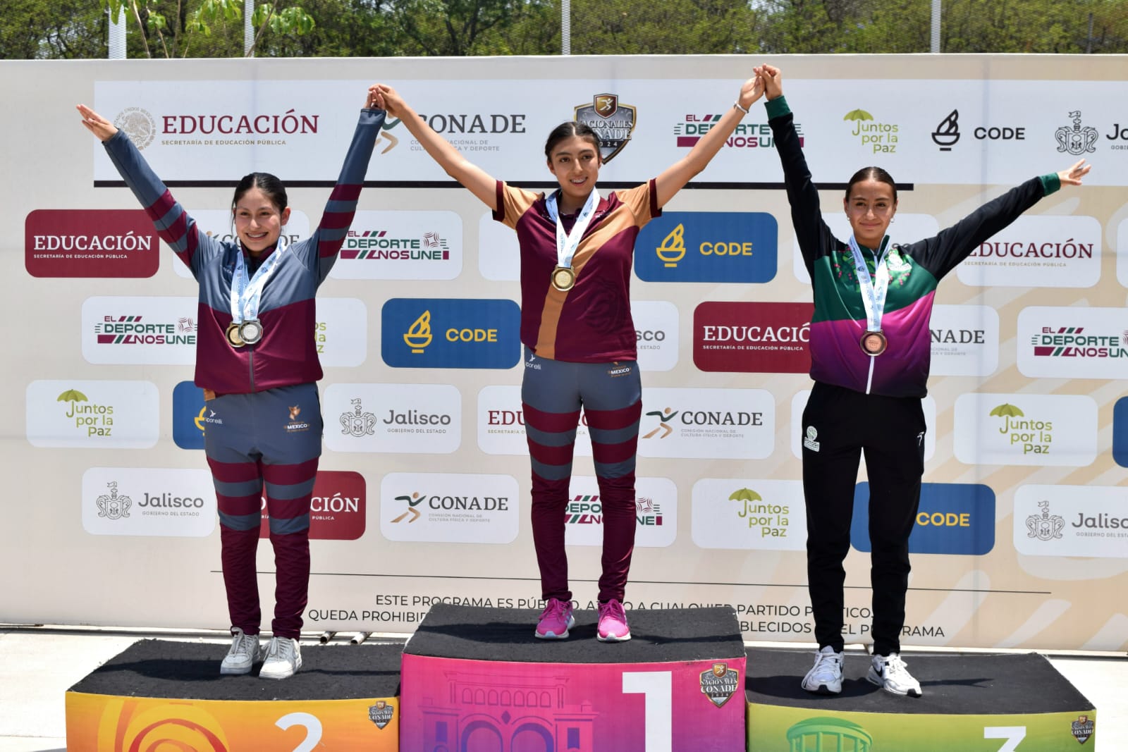 En Patinaje Artístico, dentro los Juegos Nacionales Conade 2024, Edomex logró tres medallas de oro y tres de plata.