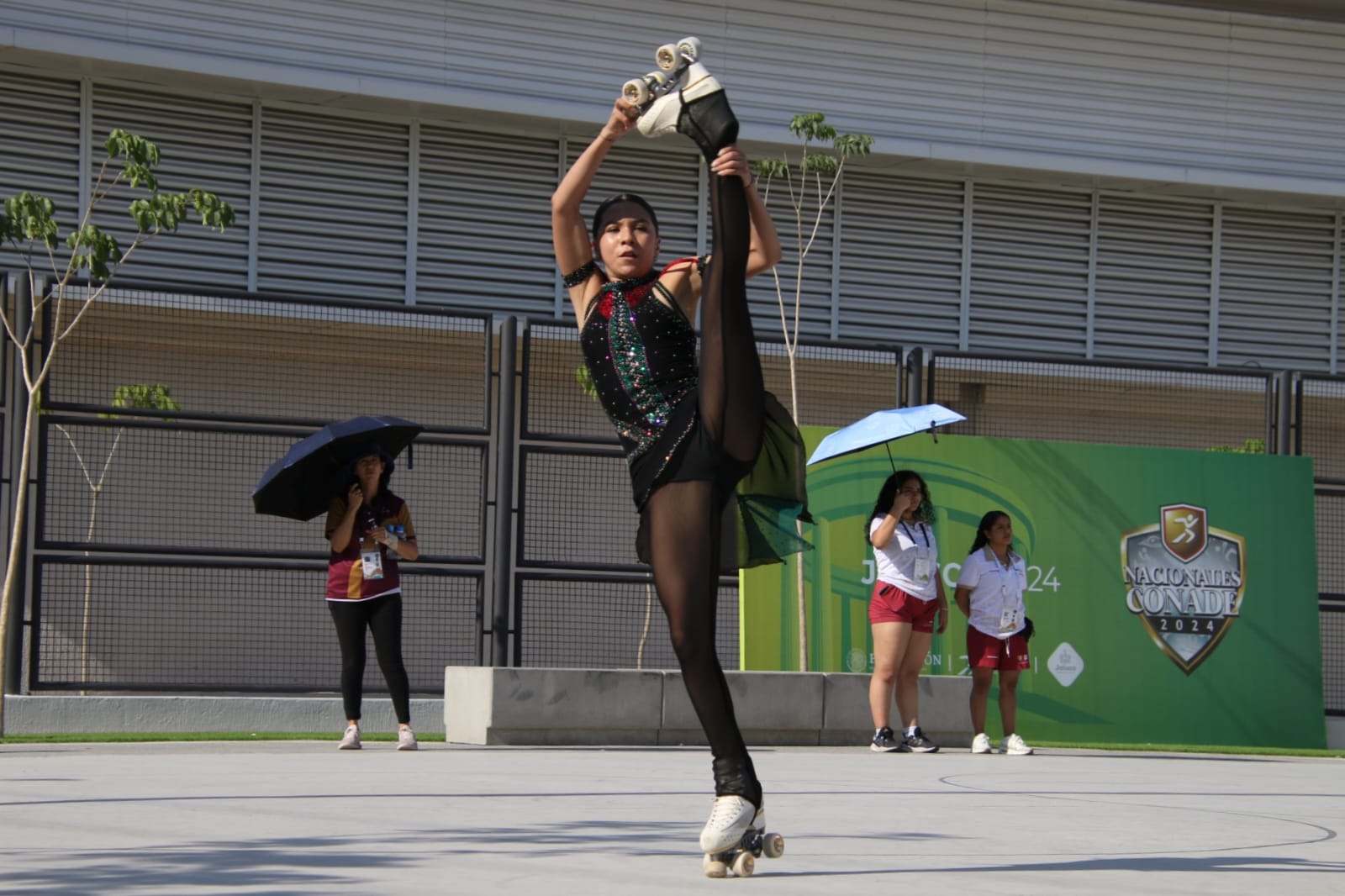 Los patinadores se enfrentaron a una temperatura de más de 40 grados.