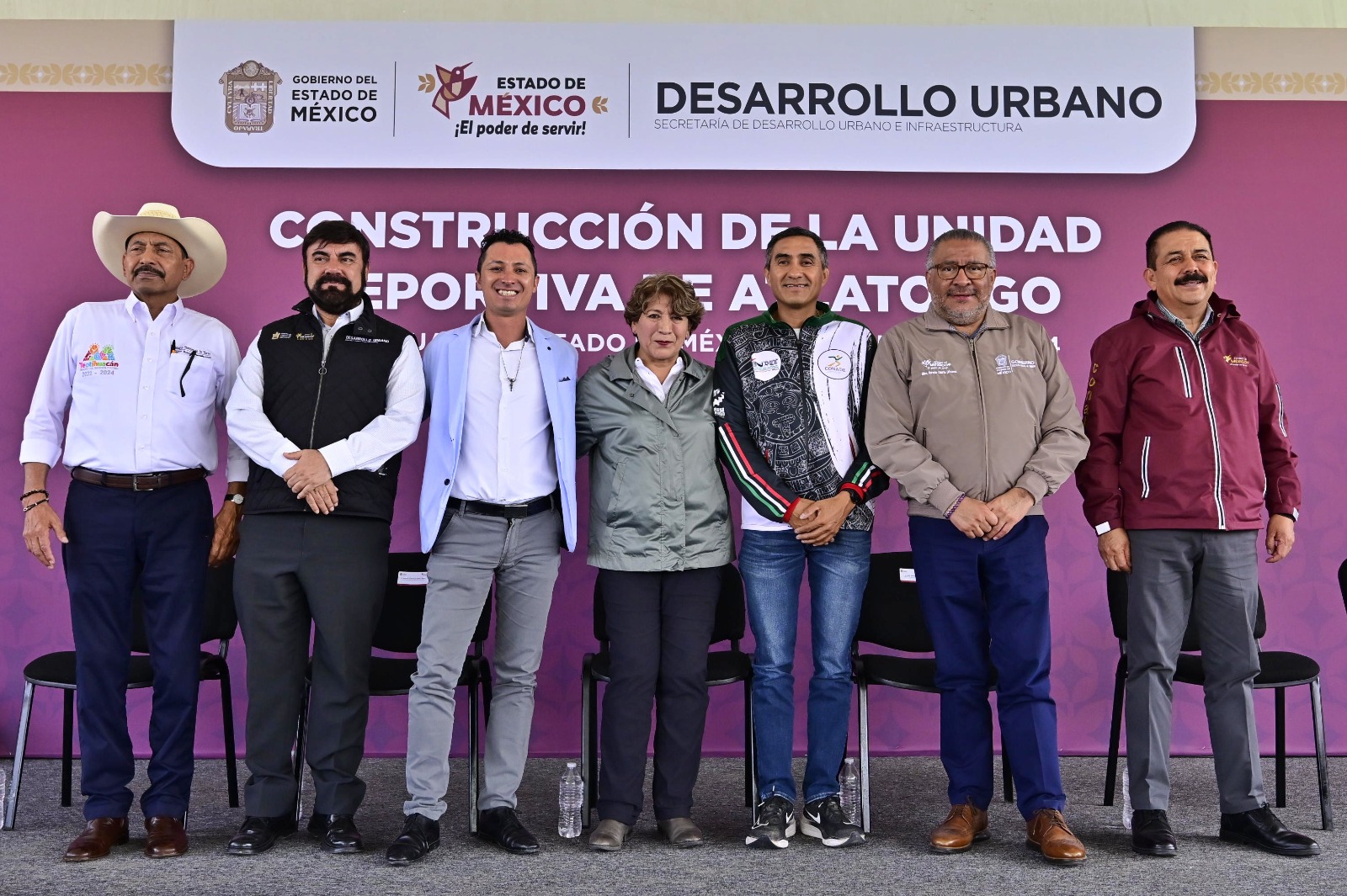 La Unidad Deportiva de Atlatongo beneficiará más de 58 mil habitantes.