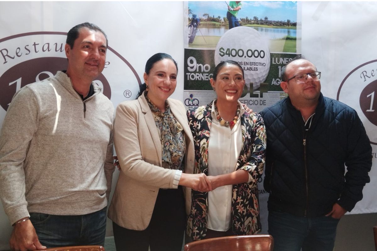 Anuncian torneo de golf ‘Un hoyo por la esperanza’ en Querétaro