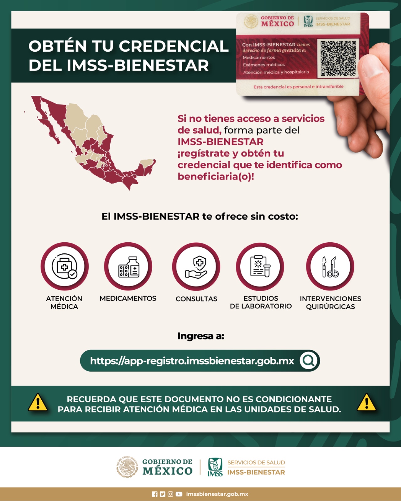 Estos son los beneficios que te ofrece la credencial del IMSS-Bienestar.