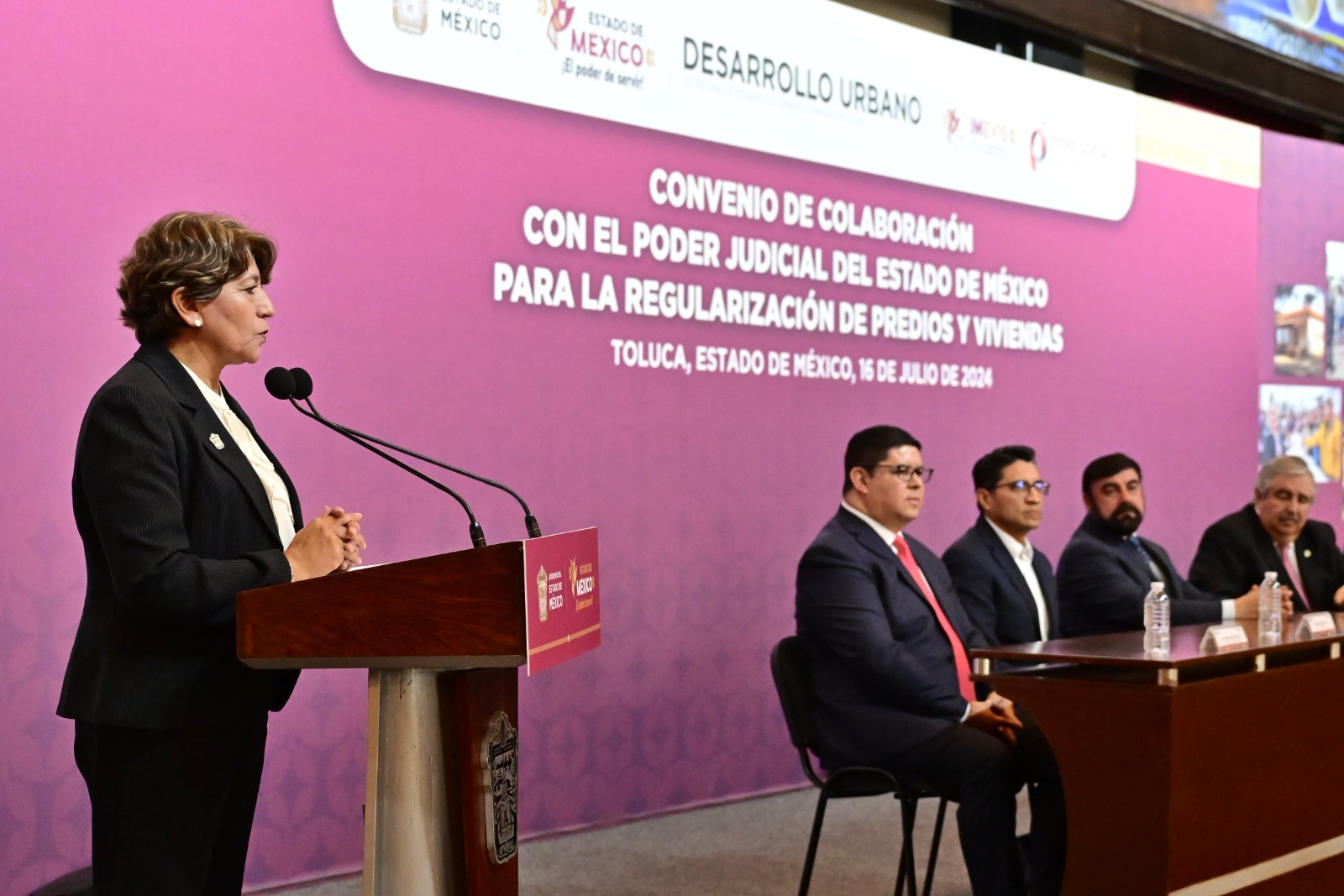 La Mandataria estatal señaló que con trabajo colaborativo el Estado de México se transforma en tierra de bienestar para todos.
