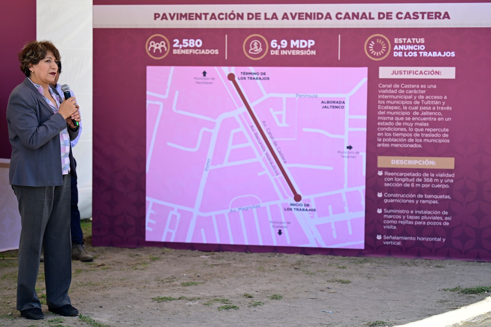 Son 54 obras de movilidad y transporte las que se realizarán en Edomex.