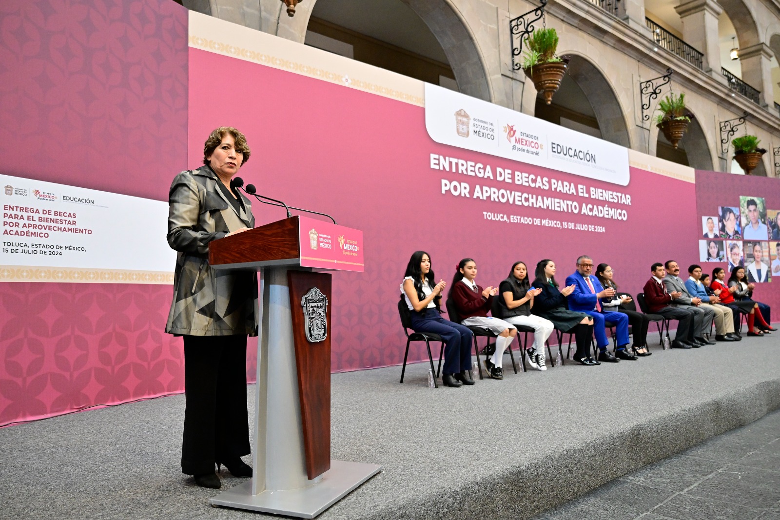 Delfina Gómez señaló que este programa es una muestra del compromiso de su gobierno para impulsar la educación de excelencia y equitativa.