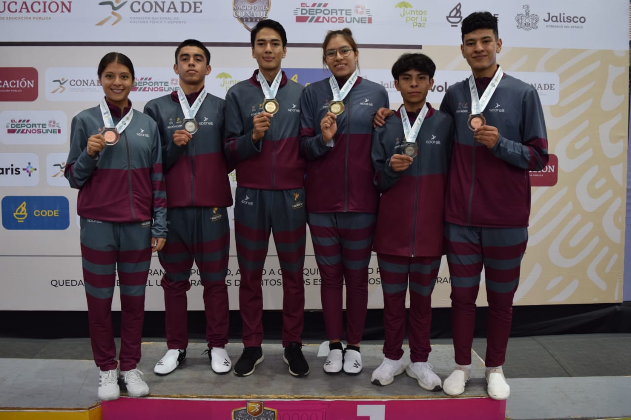 Los mexiquenses lograron alcanzar lo más alto del pódium, en la rama varonil.