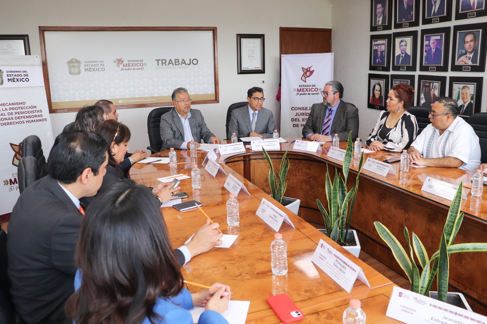 La Coordinación Ejecutiva del Mecanismo para Protección Integral de Periodistas y Personas Defensoras de Derechos Humanos y de la Procuraduría de la Defensa del Trabajo, trabaja para garantizar la libertad de expresión y la labor periodística.
