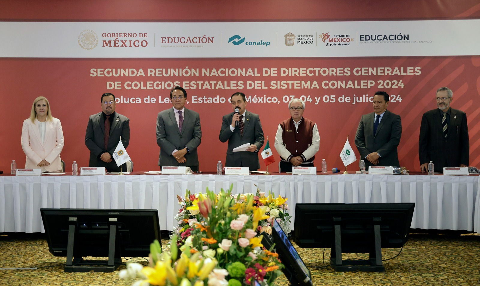 Se realizó la inauguración de la Segunda Reunión Nacional de Directoras y Directores Generales de Colegios Estatales del Sistema CONALEP 2024.