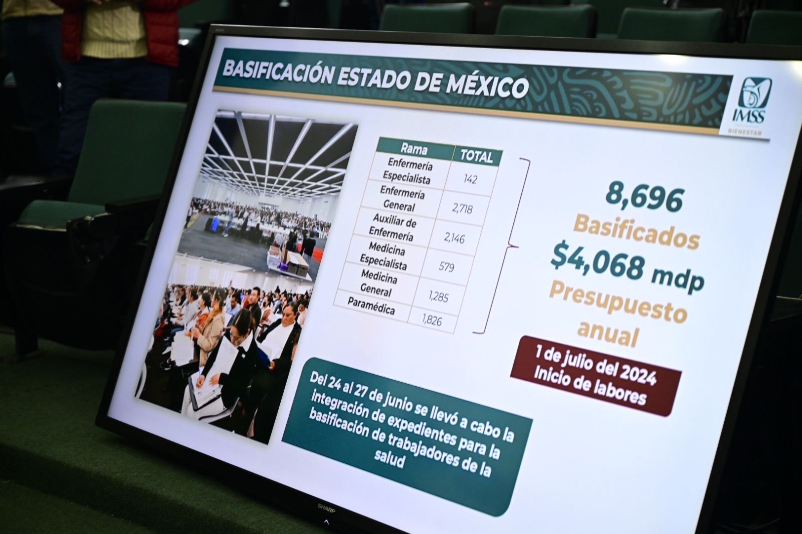 Con estas tarjetas IMSS Bienestar, también se generará el expediente clínico electrónico del paciente.
