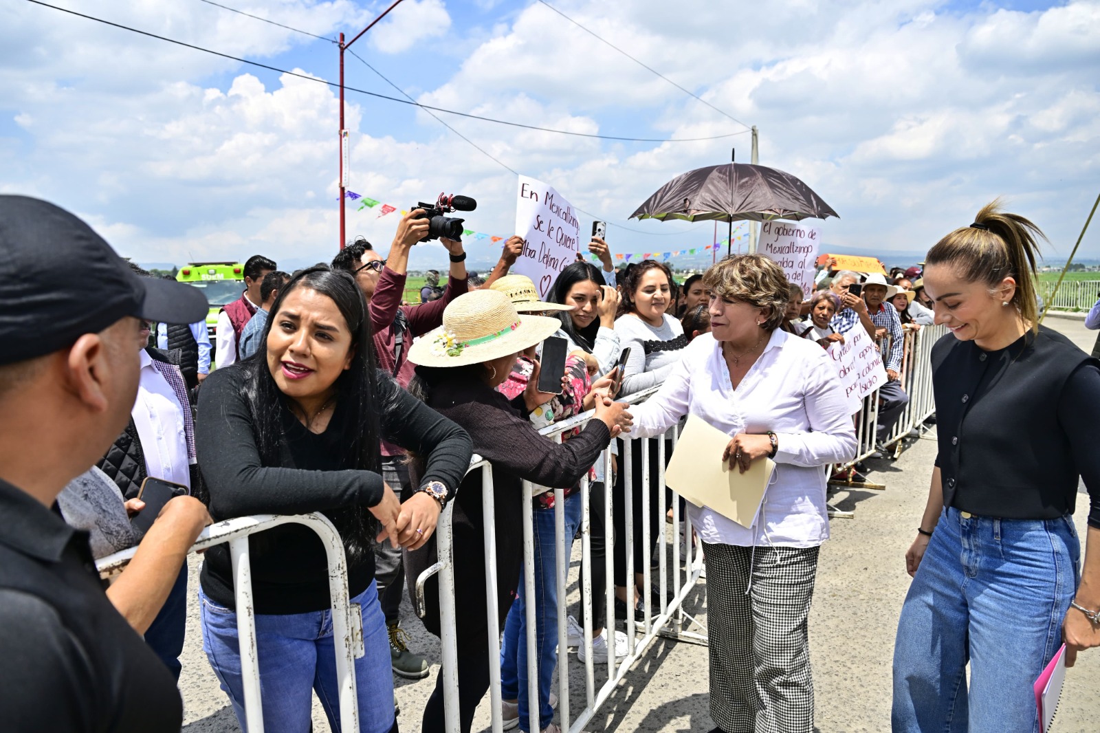 La gobernadora Delfina Gómez Álvarez señaló que estas acciones van a contribuir con la seguridad y la eficiencia en el tránsito.