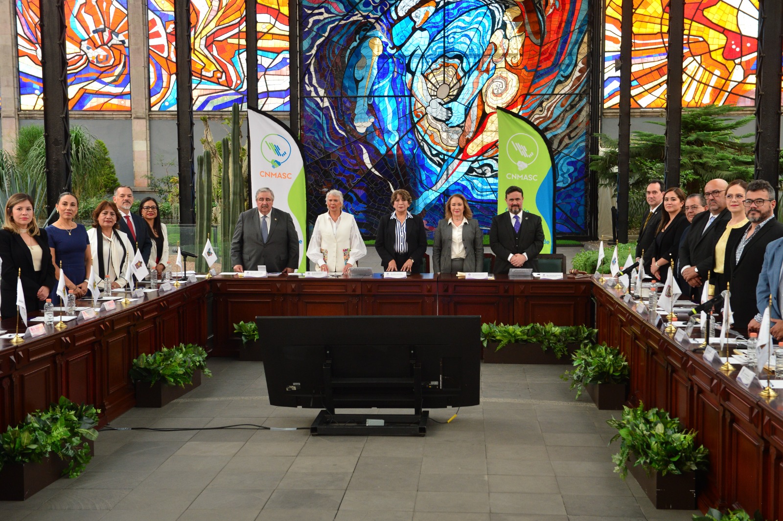 La Mandataria estatal asiste a la Primera Sesión Ordinaria del Consejo Nacional de Mecanismos Alternativos de Solución de Controversias.