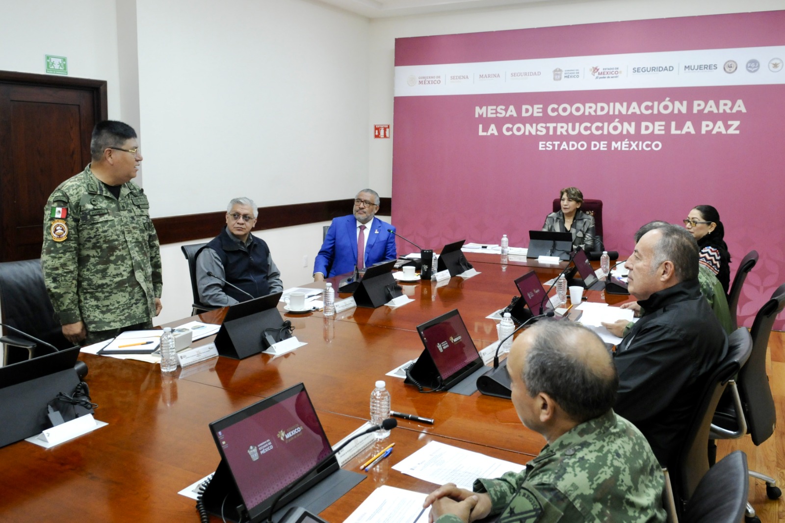 A los trabajos de la Mesa de Coordinación para la Construcción de la Paz, se incorpora el General de Brigada D.E.M. José Manuel Rodríguez Martínez.