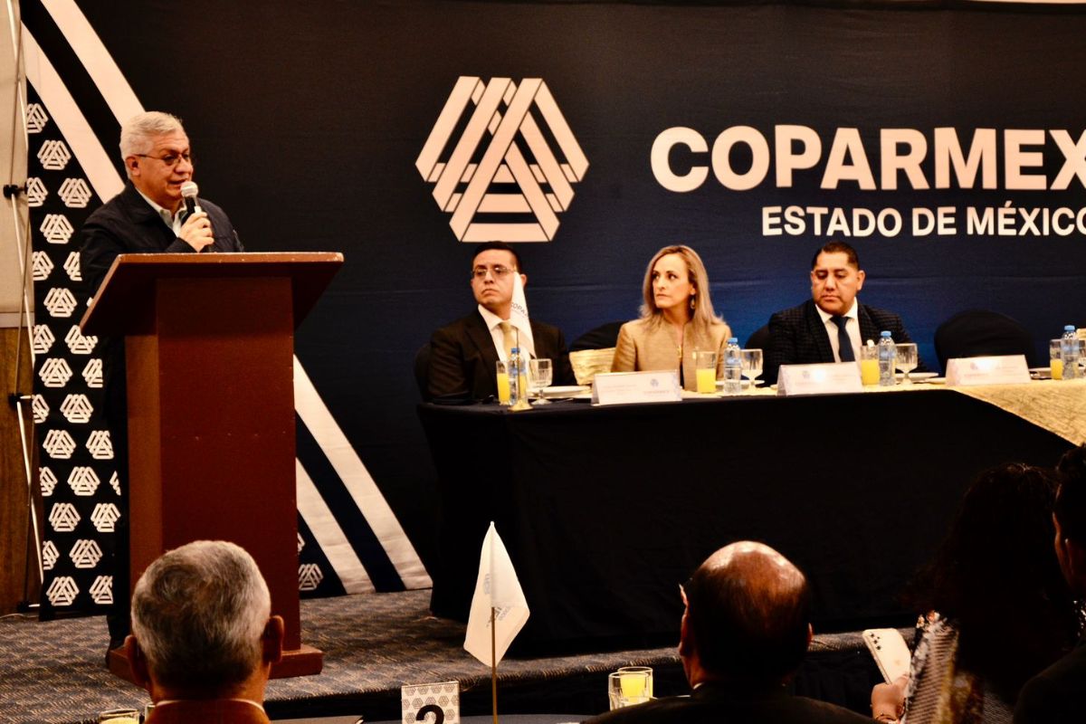 Secretario de Seguridad se reúne con representantes de Coparmex Estado de México