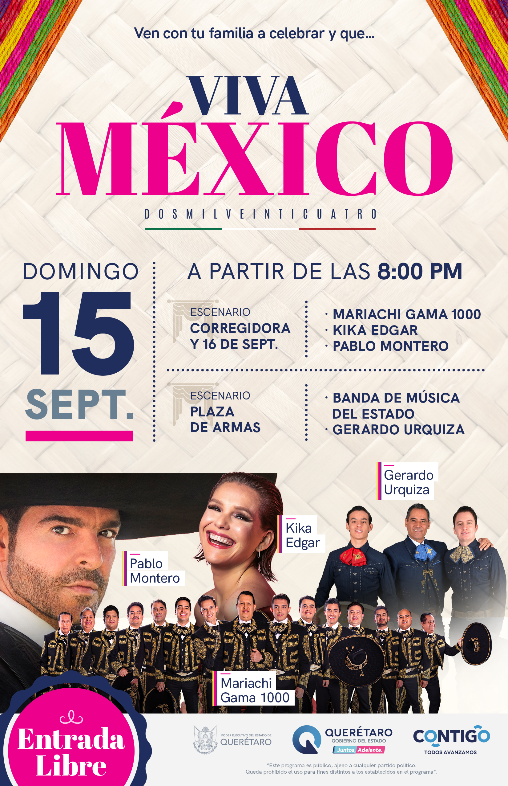 Cartelera Fiestas Patrias 